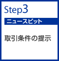 step03 ニュースビット 取引条件の提示